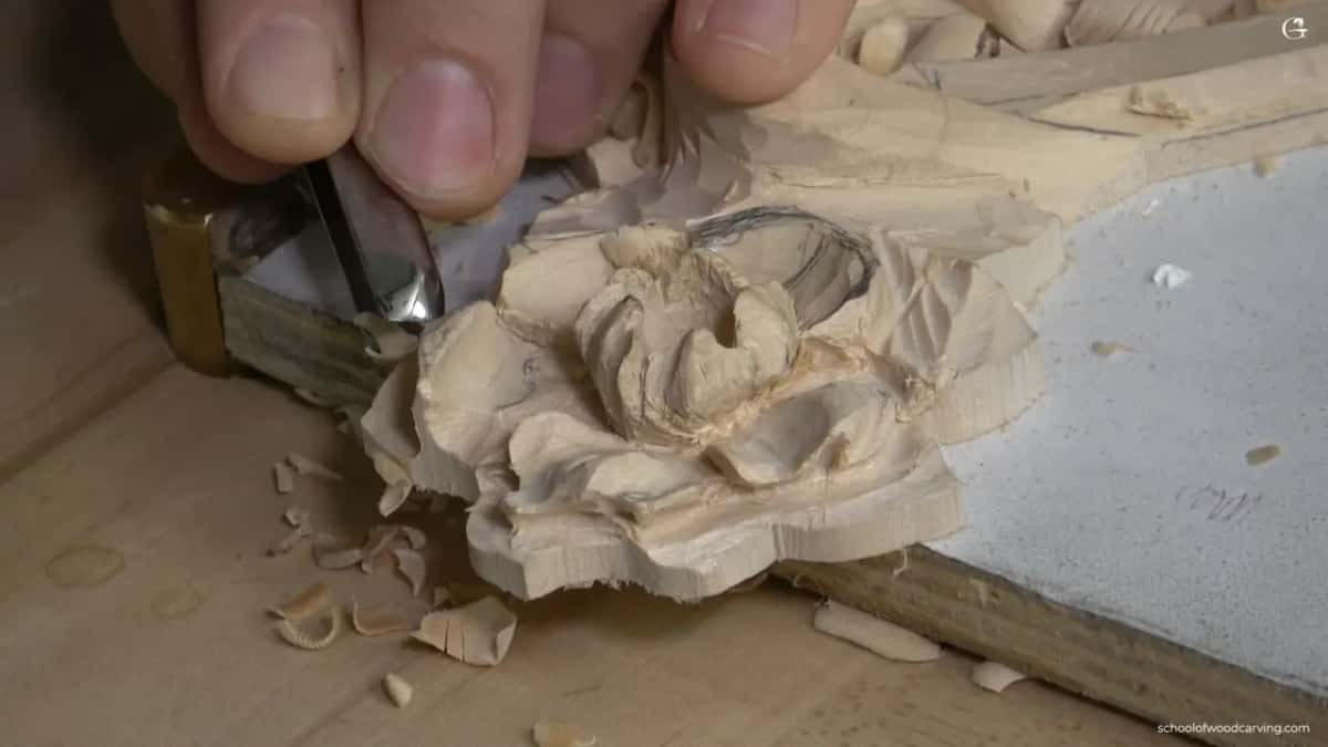 Bigger sweep moving real material, which leaves a cleaner face than a dozen small strokes would.