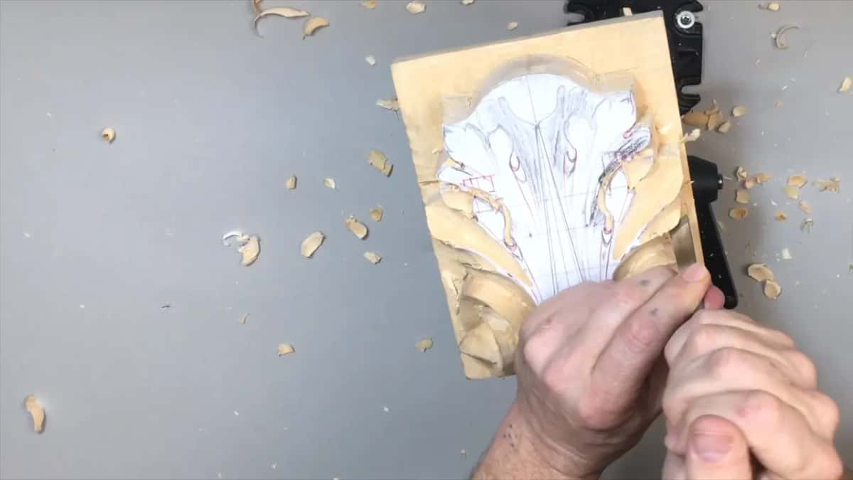 Two hands, lower right