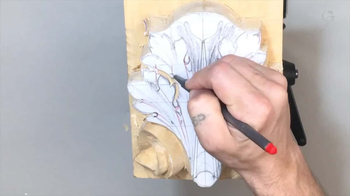 Pen with a red end