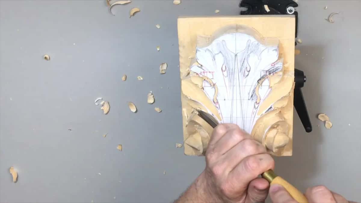 Yellow handle, blade at lower left