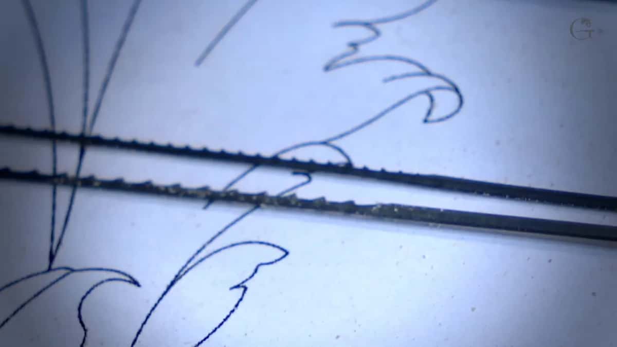 Two blade sizes Two blade sizes, side by side