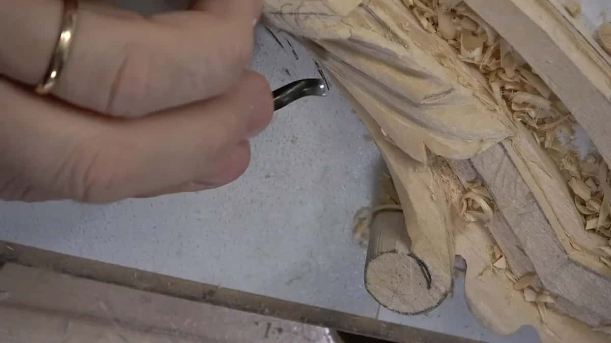 The detail as it stood at the end of that session.