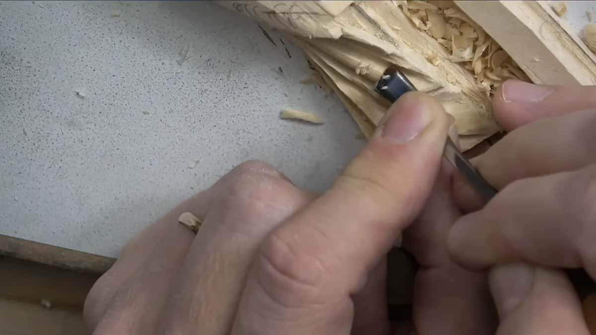 Hands moving slowly on purpose.