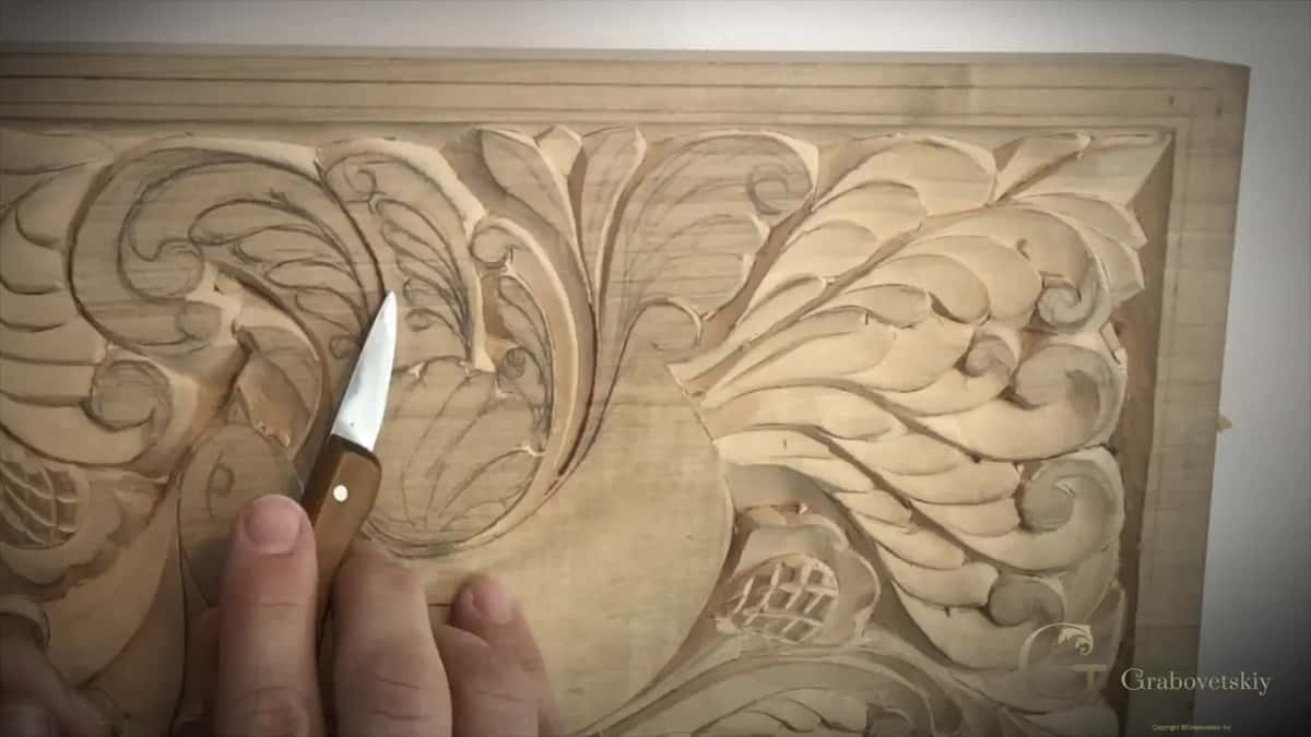Knife held up after a steep bevel took more wood than intended.