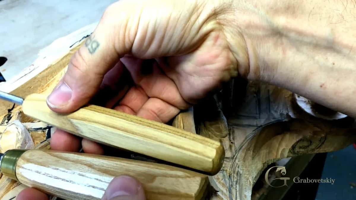 Two handles, one ringed