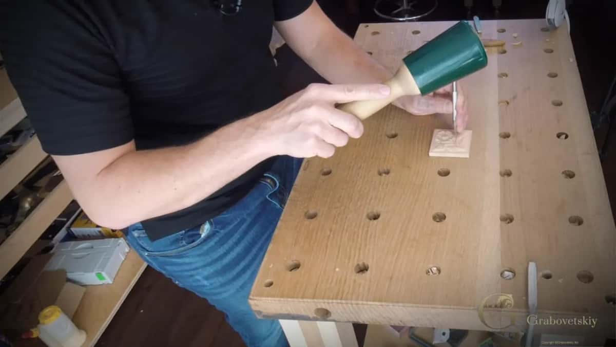 Mallet lifted
